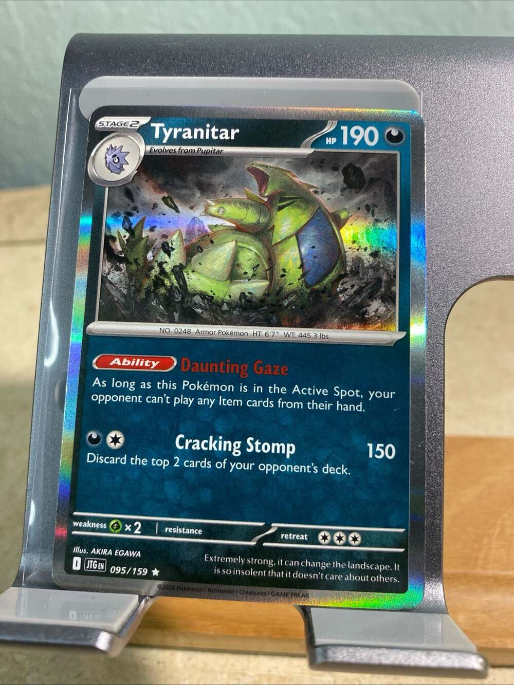 Tyranitar Holo Rare 095/159 Pokémon TCG